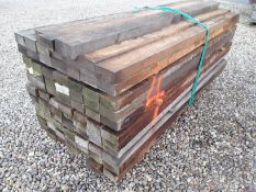80x Hardwood Dry Sawn Timber African Opepe Rails