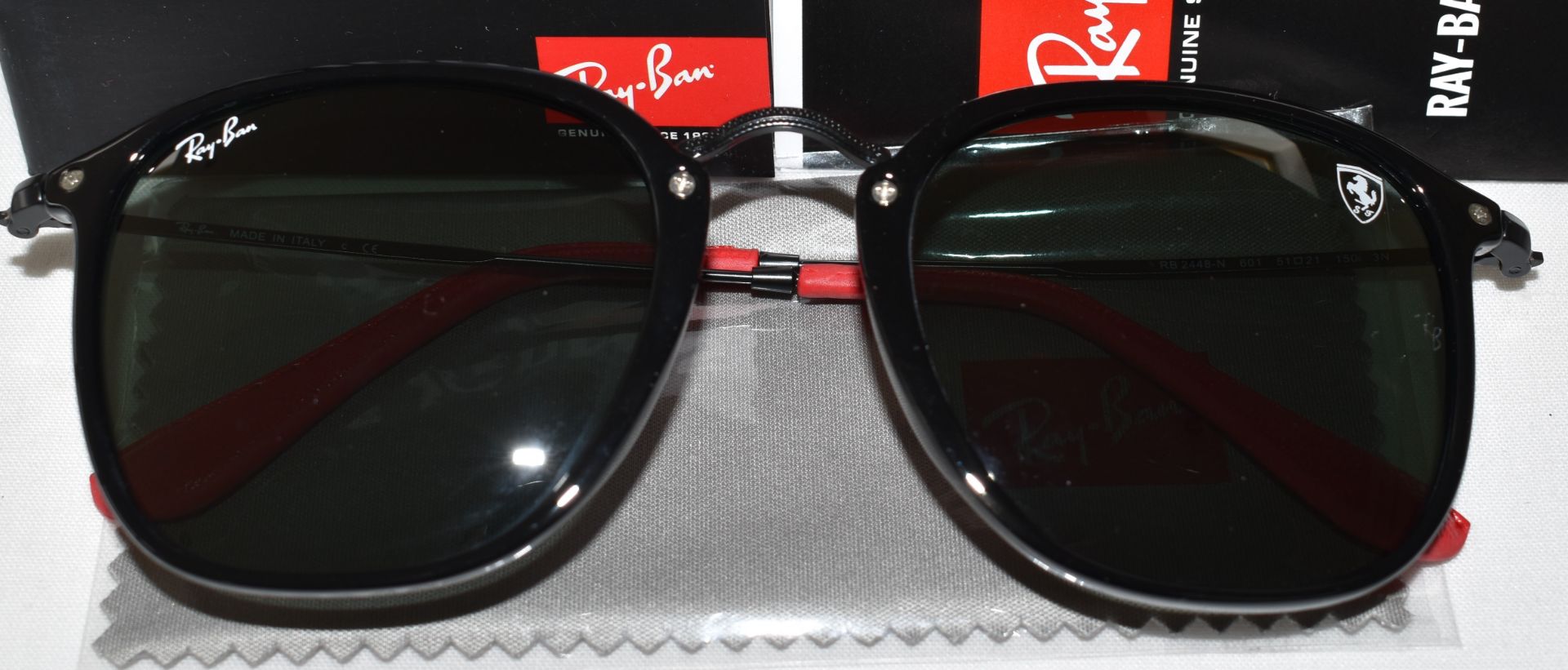 Ray-Ban Sunglasses (Ferrari) ORB2448N 601 *3N - Image 2 of 4