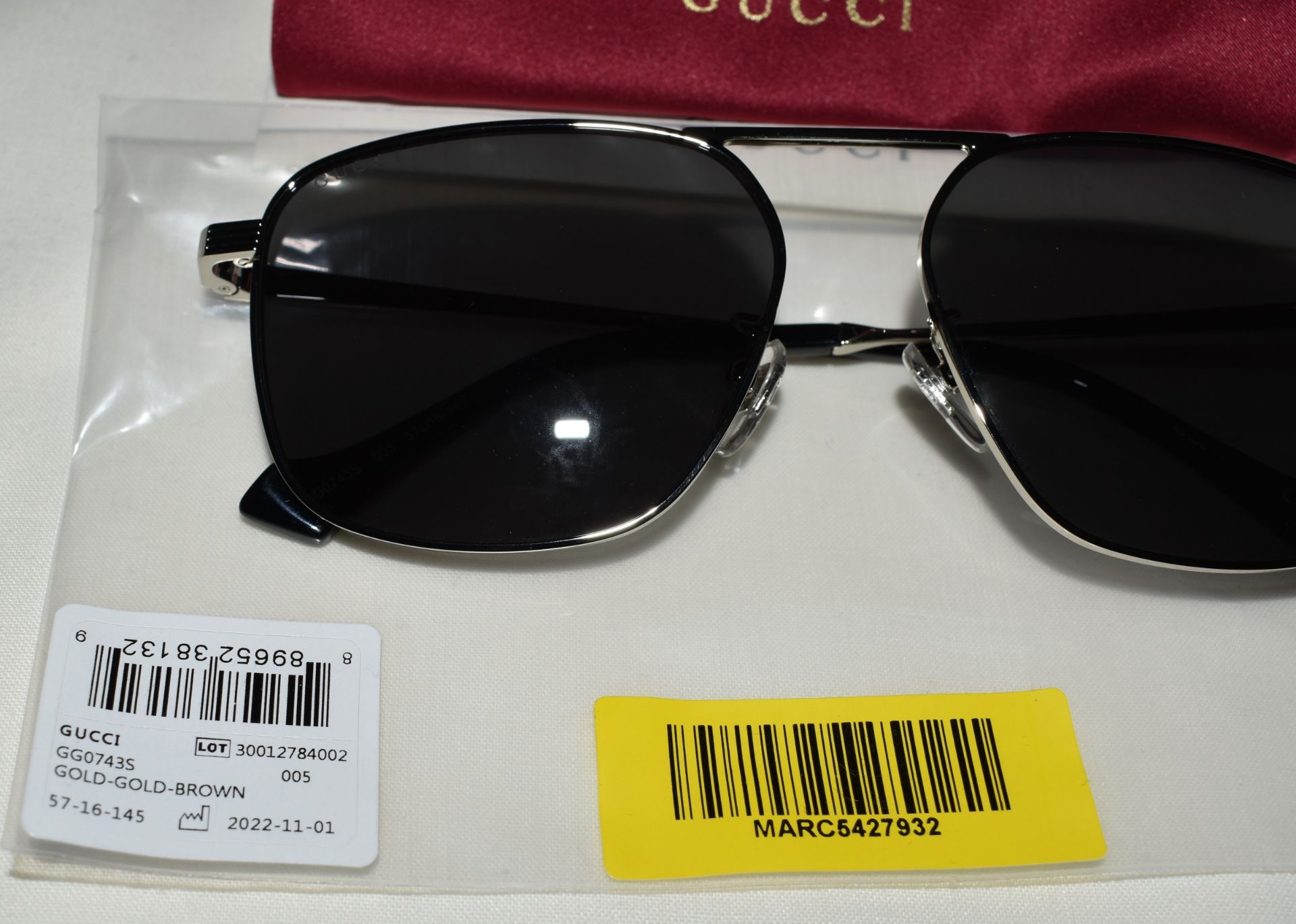 Gucci GG0743 005 Men's Sunglasses - Image 4 of 4