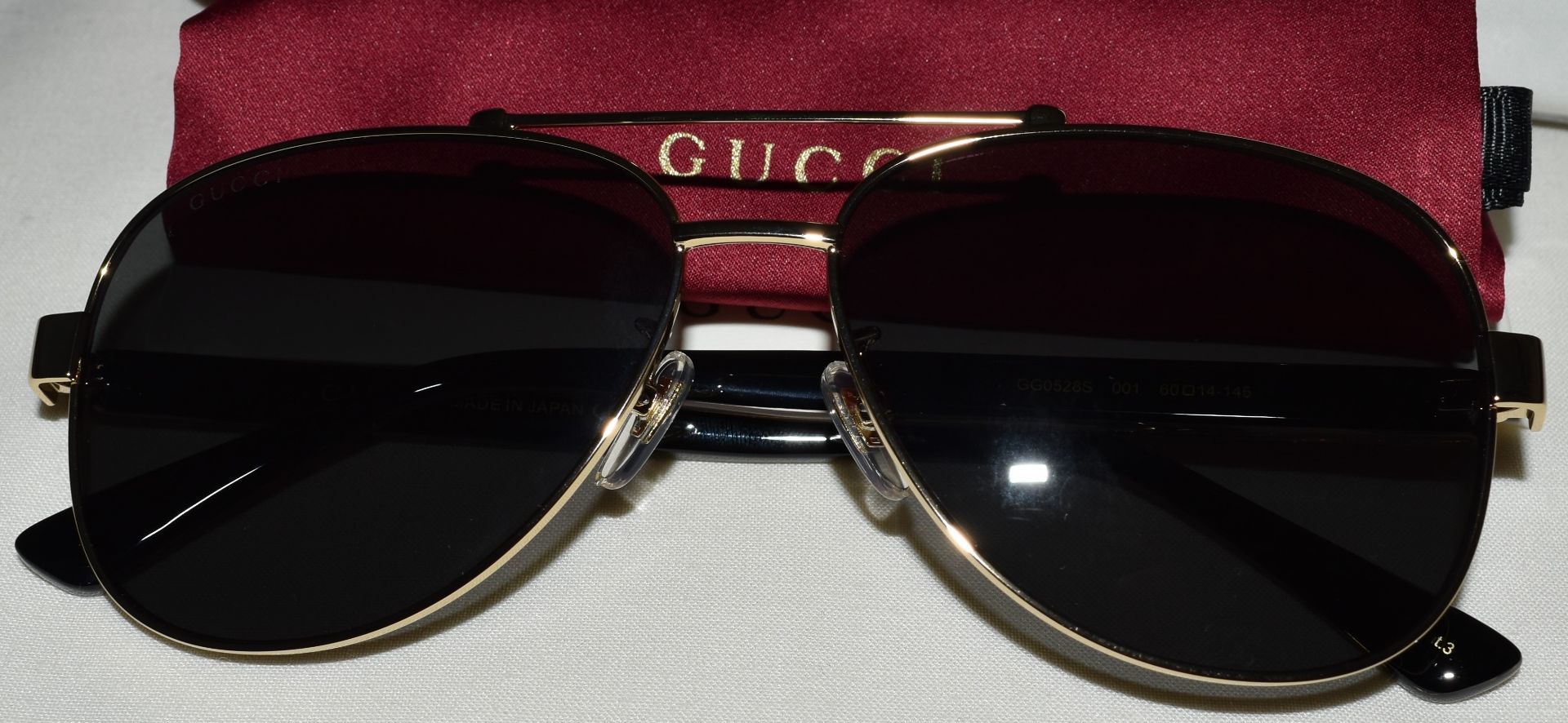 Gucci GG0528 001 Men's Sunglasses - Image 2 of 4