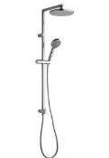 Brand New Boxed Bathstore Fresh Dual Shower Head & Riser Rail Kit RRP £112 **NO VAT**