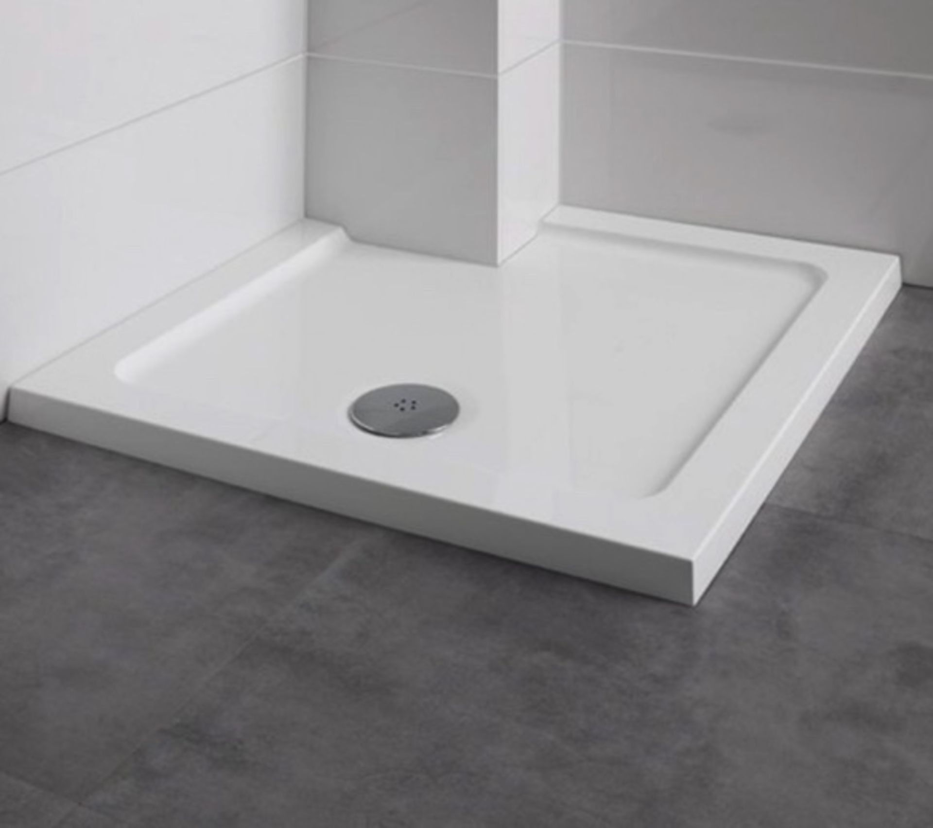 Ducostone Shower Tray 1400 x 800 (slight damage on one corner) RRP £232.56 **NO VAT** - Image 2 of 3