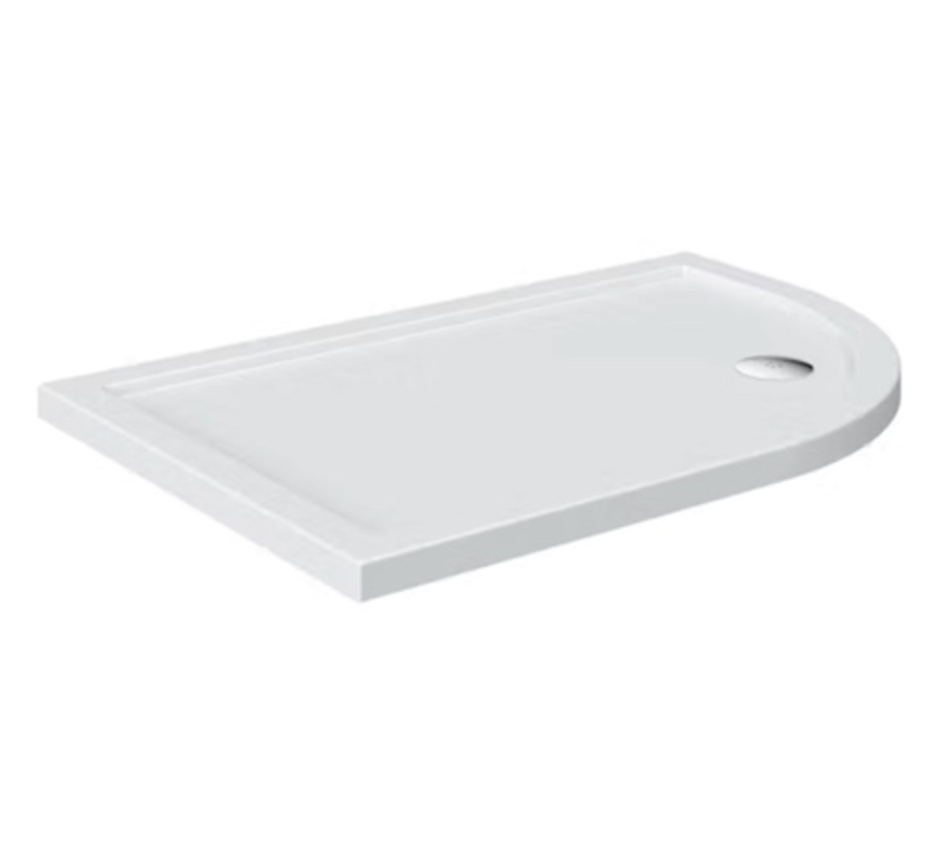 Brand New Boxed Orchard offset quadrant right handed stone shower tray 1200 x 900 RRP £239 **NO V...