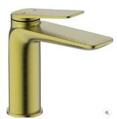 Brand New Boxed Aero Basin Mixer Tap in - Brushed Brass RRP £120 **NO VAT**