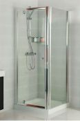 Brand New Boxed Gleam 800mm Shower Enclosure Side Panel RRP £192 **NO VAT**