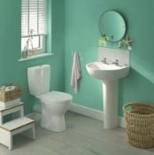 Brand New Barley Close Coupled Toilet complete with seat RRP £239 **NO VAT**