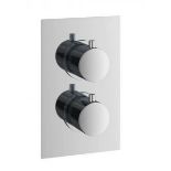 Brand New Boxed Round Shower Valve 1 Outlet Thermostatic - Chrome RRP £144 **NO VAT**