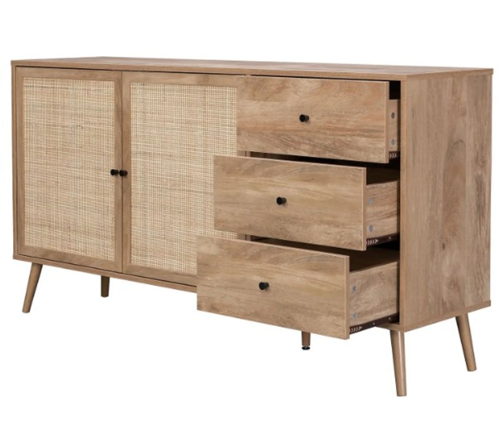 (P) RRP £280. Kubu Rattan Large Sideboard. (H79x W150x D39.5cm). - Image 2 of 7