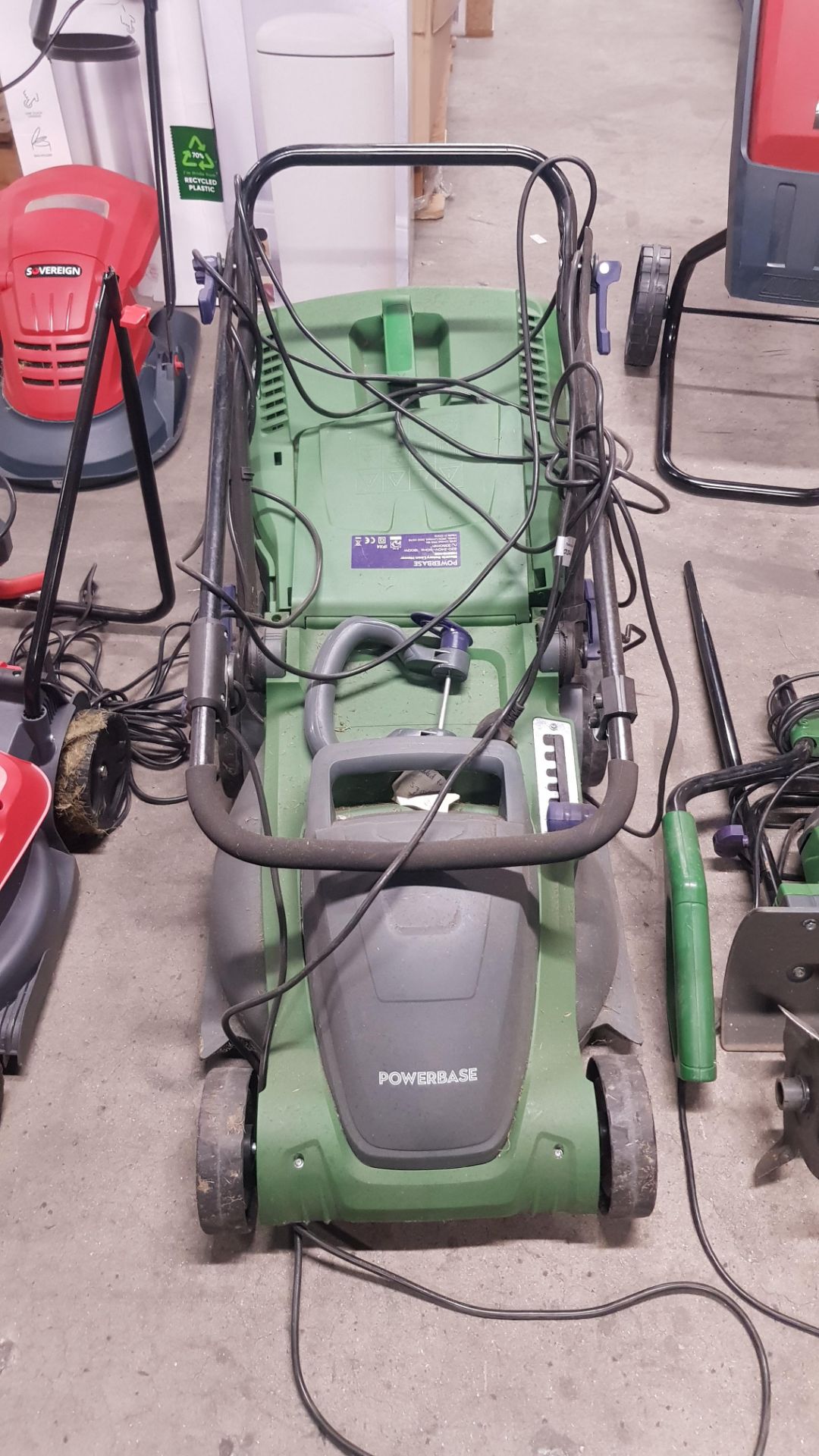 (B3C3D3) Approx 25x Mixed Lawnmower / Garden Items. To Include Powerbase, Ozito, Bosch & Sovereign. - Image 8 of 23