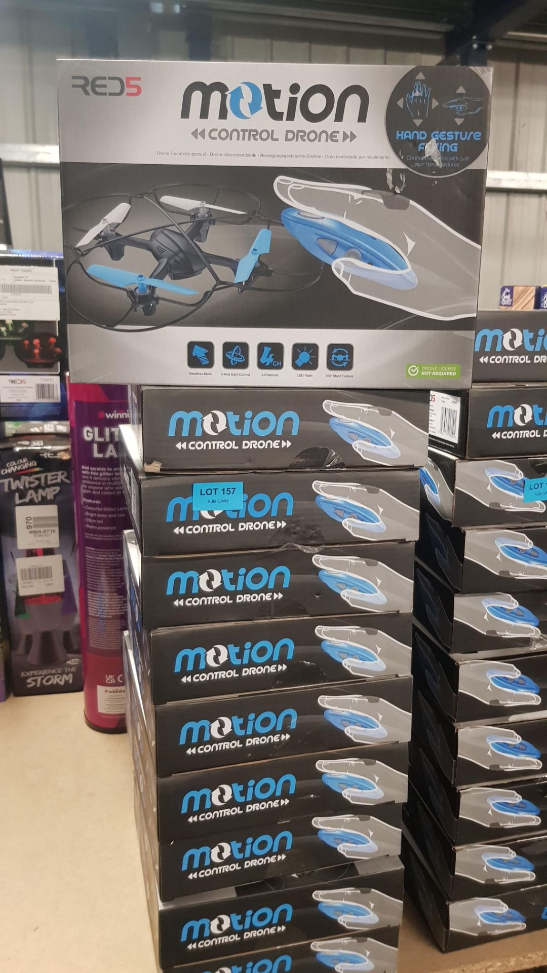 (10D) RRP £300. 10x Red5 Motion Control Drone Blue RRP £30 Each. (All Units Have Return To Manufact - Image 3 of 3