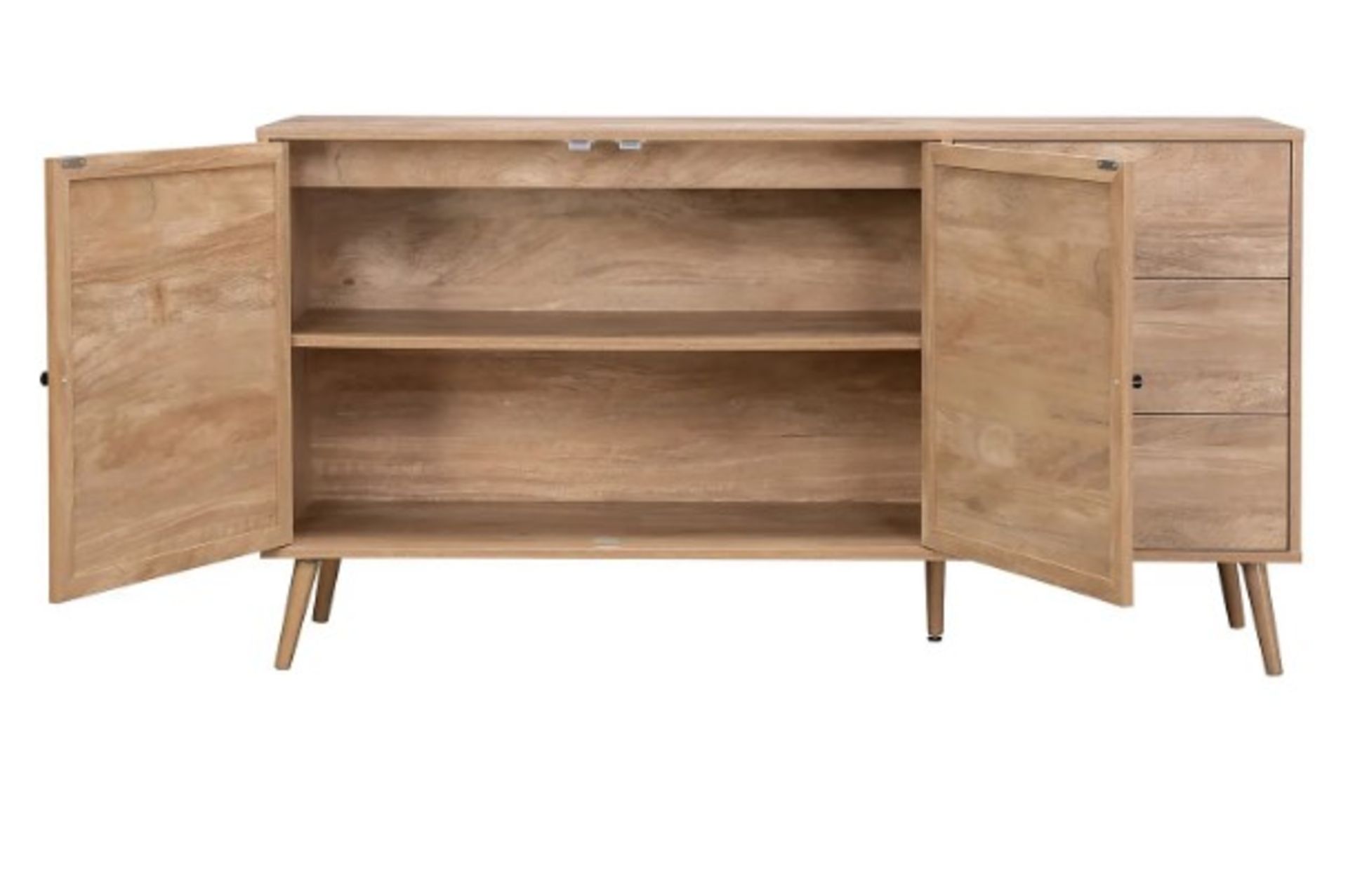 (P) RRP £280. Kubu Rattan Large Sideboard. (H79x W150x D39.5cm). - Image 3 of 7