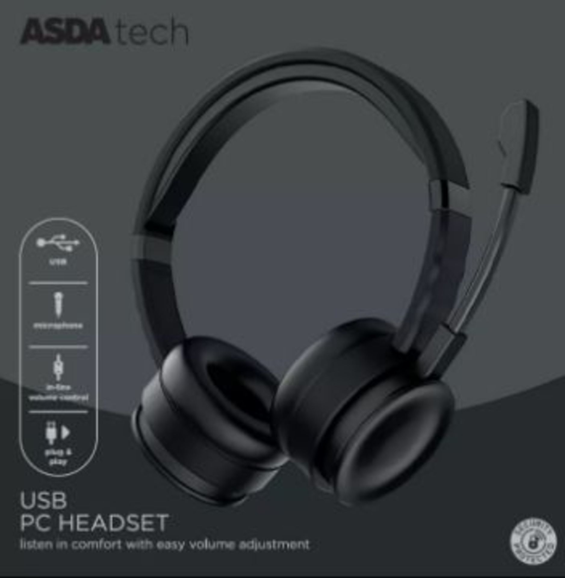 (10J) Lot RRP £175. 11x Headphone Items. 1x Asda Tech Gaming Headset RRP £25. 2x Onn Wireless Headp - Image 5 of 13