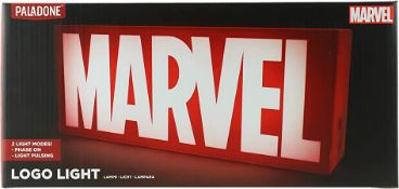 (10E) Lot RRP £114. 6x Paladone Marvel Logo Light. (All Units Have Return To Manufacturer Sticker)