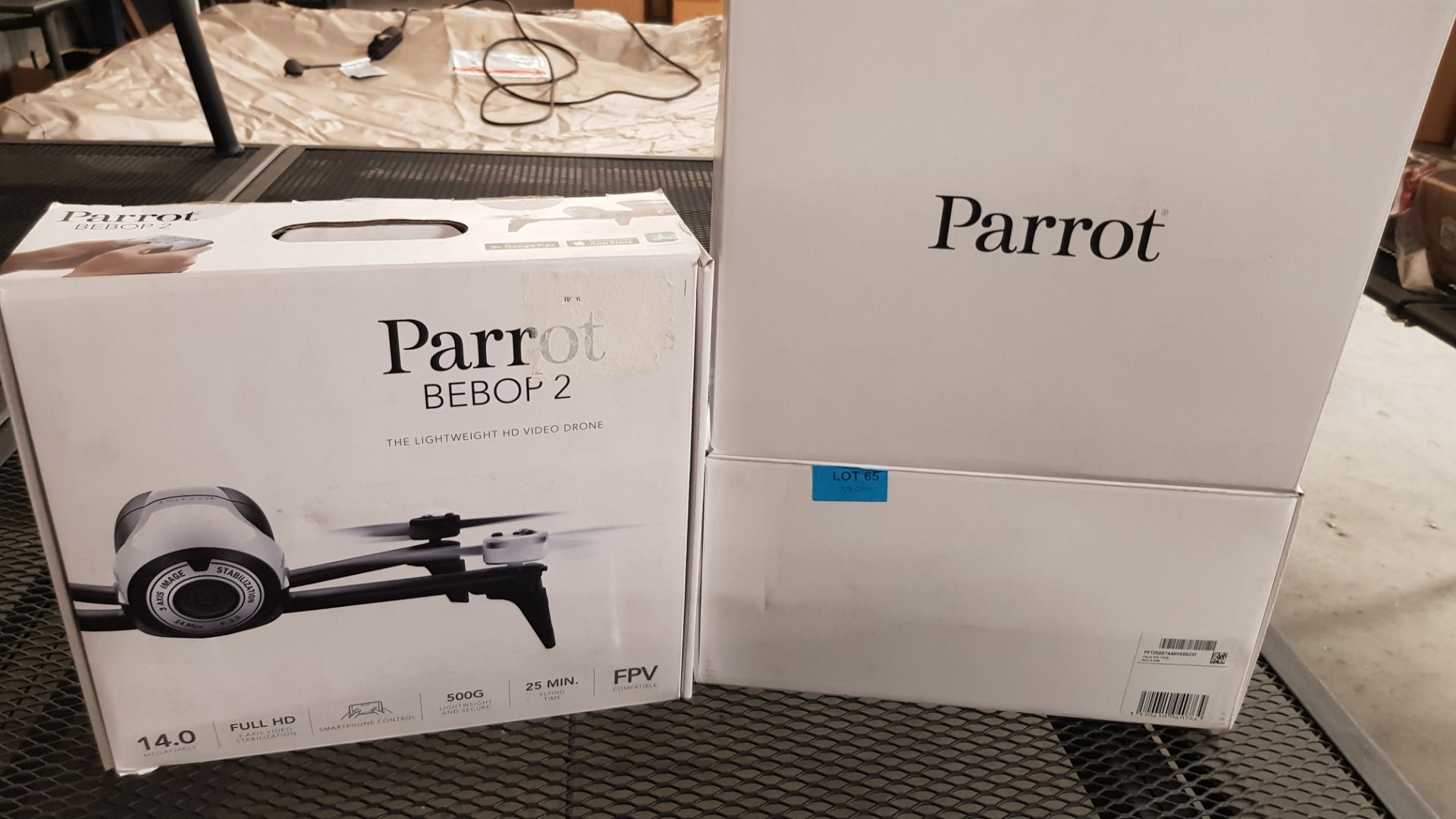 (1A) Parrot Bebop 2 Drone Items. (See Photos For Lot Contents). Please Note Parrot Drone Main Body - Image 4 of 19