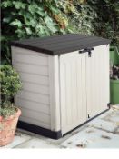 (R6) RRP £170.00. Keter Store It Out Storage Shed 880L. (W132x H113.5x D71.5cm).