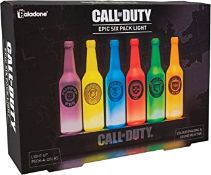 (10E) Lot RRP £180. 6x Paladone Call Of Duty Epic Six Pack Light. (All Units Have Return To Manufa