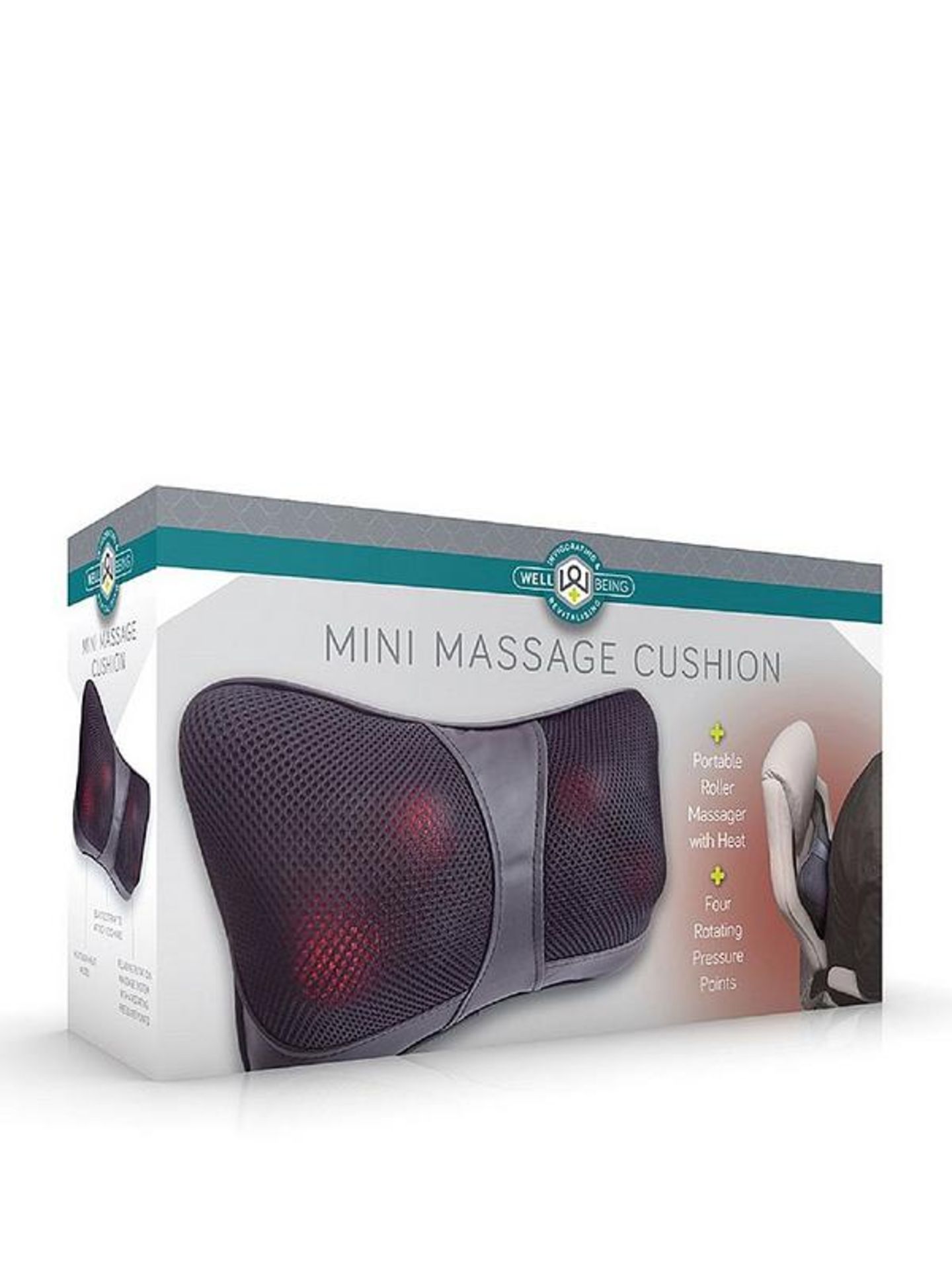 (10B) Lot RRP £480. 12x Well Being Mini Massage Cushion. (All Units Have Return To Manufacturer Sti