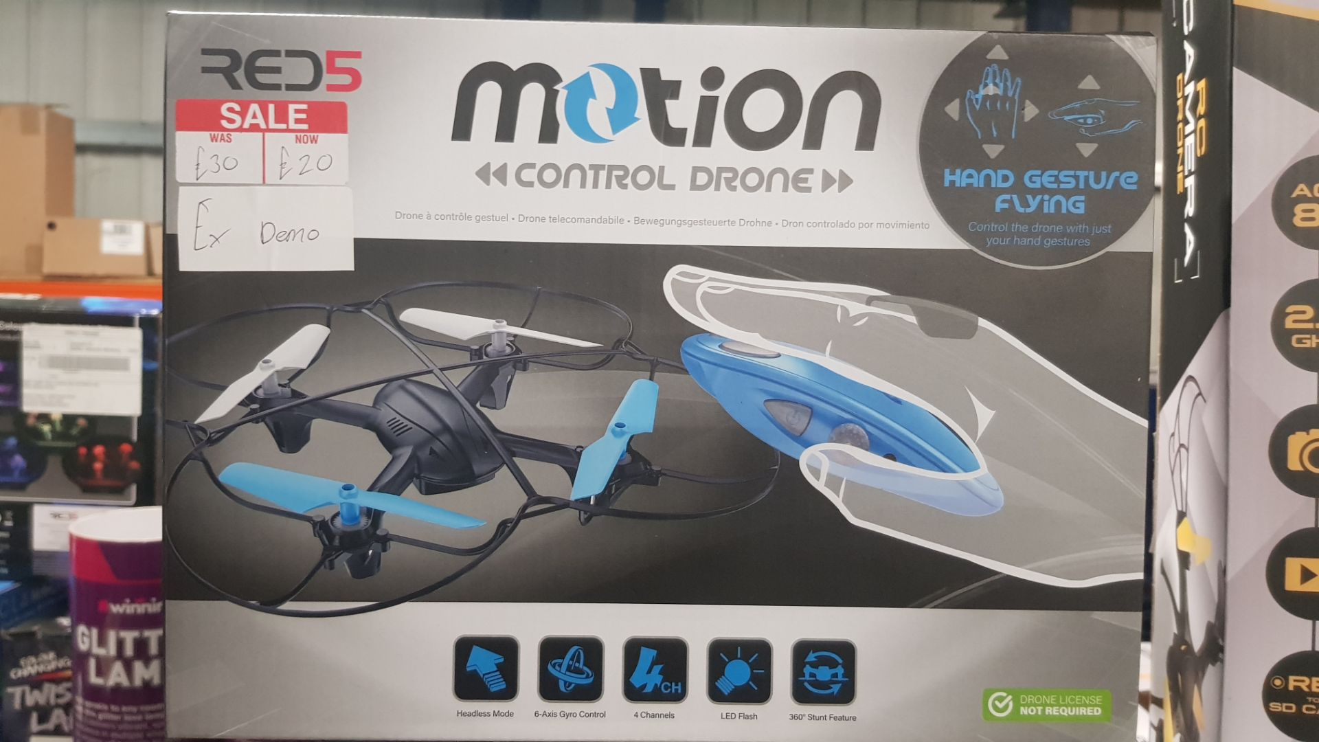 (10D) RRP £300. 10x Red5 Motion Control Drone Blue RRP £30 Each. (All Units Have Return To Manufact - Image 4 of 4