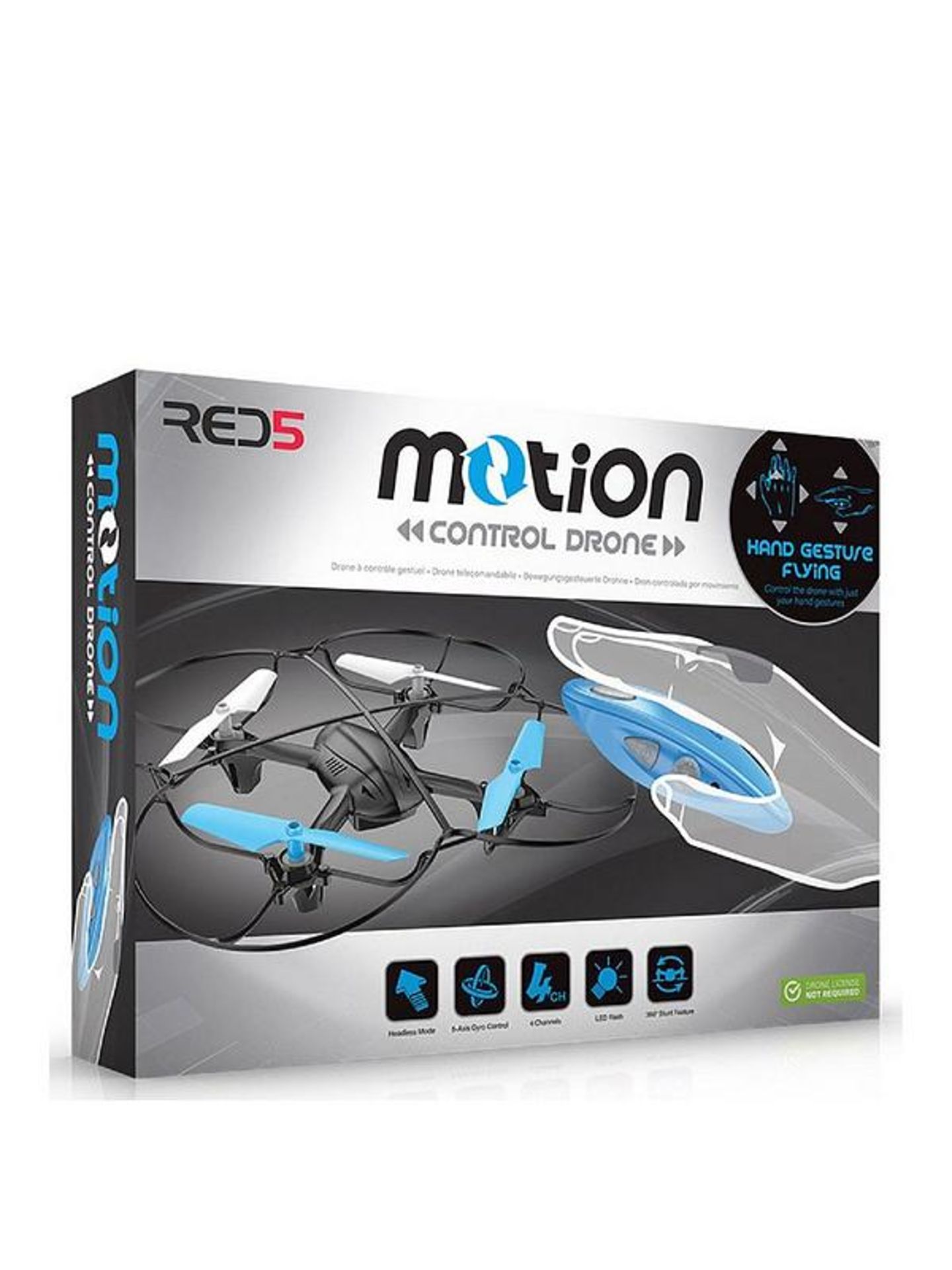 (10D) RRP £300. 10x Red5 Motion Control Drone Blue RRP £30 Each. (All Units Have Return To Manufact