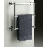 BURCOMBE CHROME (600 X 686MM) Towel Bathroom Washroom Radiator. Brand New Sealed Box