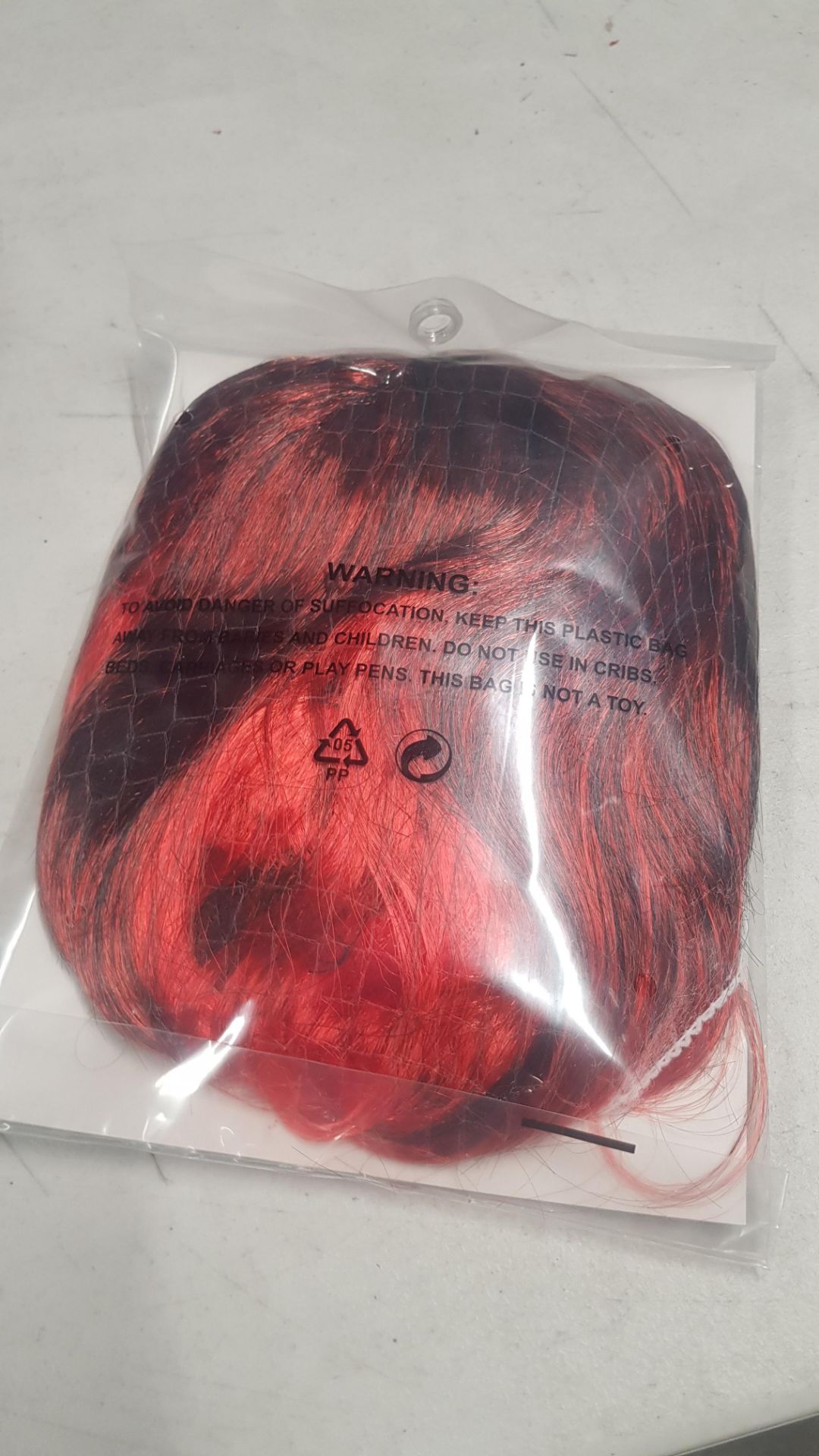 (1A) 46x Halloween Items (All New). Lot RRP £210. 20x Happy Halloween Red Ombre Wig Adult RRP £4 Ea - Image 9 of 17