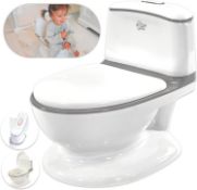 (R6) Bathroom items. Harmony Real Potty. Homebase Piza Kitchen Mixer Tap. 6 x Toilet Seats. Univers