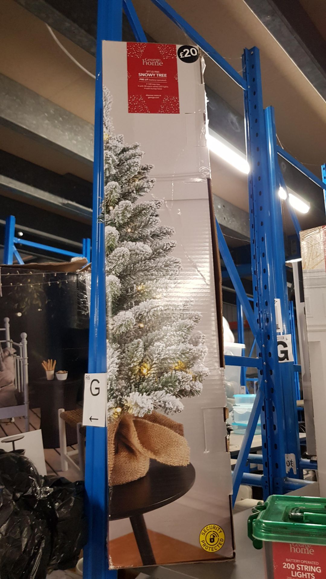 (Lot 347/6F) 10x Mixed Christmas Items. To Include 5ft Pop-Up Snowy Tree Pre Lit. 3ft Snowy Tree Pr - Image 4 of 12