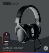 (10J) Lot RRP £175. 11x Headphone Items. 1x Asda Tech Gaming Headset RRP £25. 2x Onn Wireless Headp