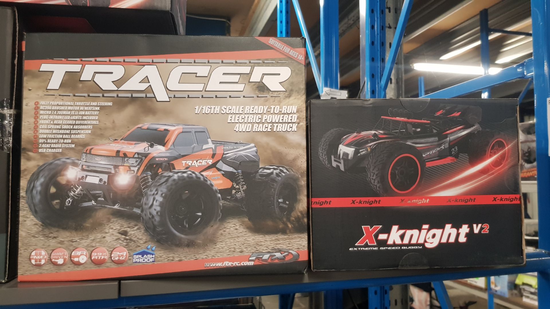 (6A) 8x RC Items. 1x Red5 Dune Buggy. 1x Red5 Monster Truck. 1x FTX Tracer 4WD. 3x X-Knight V2. 2x - Image 6 of 10