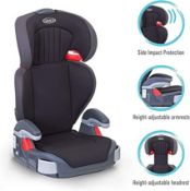 (1B). Lot RRP £80. 2x Booster Seat Items. 1x Graco Junior Maxi Group 2/3 Highback Booster Seat Blac