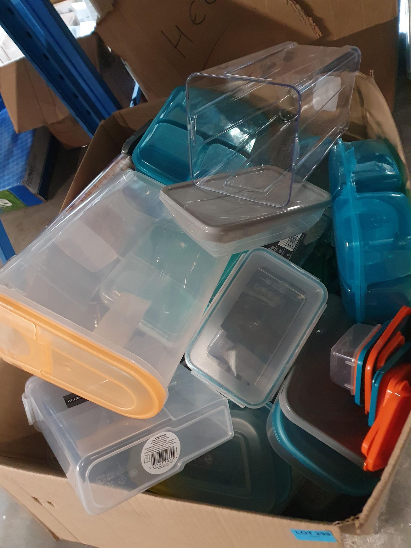 (R5) Contents To Floor Area. Large Box Of Food Storage Containers. Large Qty Of Seeds. Container Of - Image 2 of 4