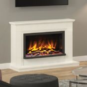 (R3) RRP £1,300. Charlton & Jenrick LED Electric Fire. EE860. Appears New Unused. With Remote Contr