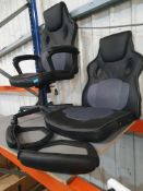 (R3) 2 x Red5 Gaming Chairs