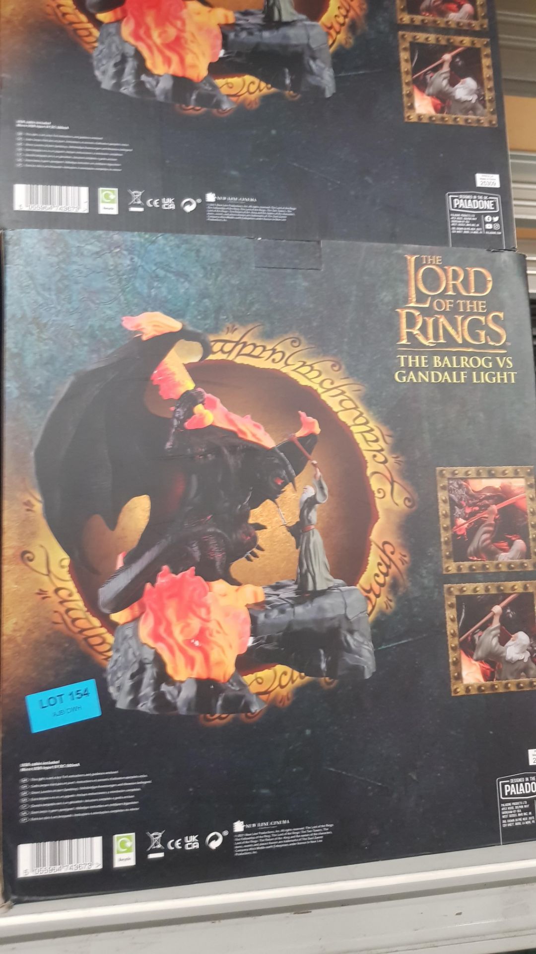 (10A) Lot RRP £236. 4x Items. 2x Paladone The Lord Of The Rings The Balrog Vs Gandalf Light. 2x Her - Image 4 of 6