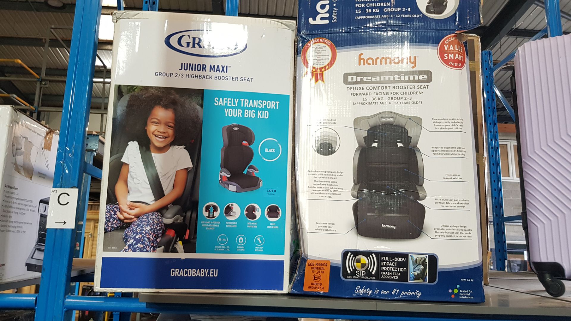 (1B). Lot RRP £80. 2x Booster Seat Items. 1x Graco Junior Maxi Group 2/3 Highback Booster Seat Blac - Image 5 of 5