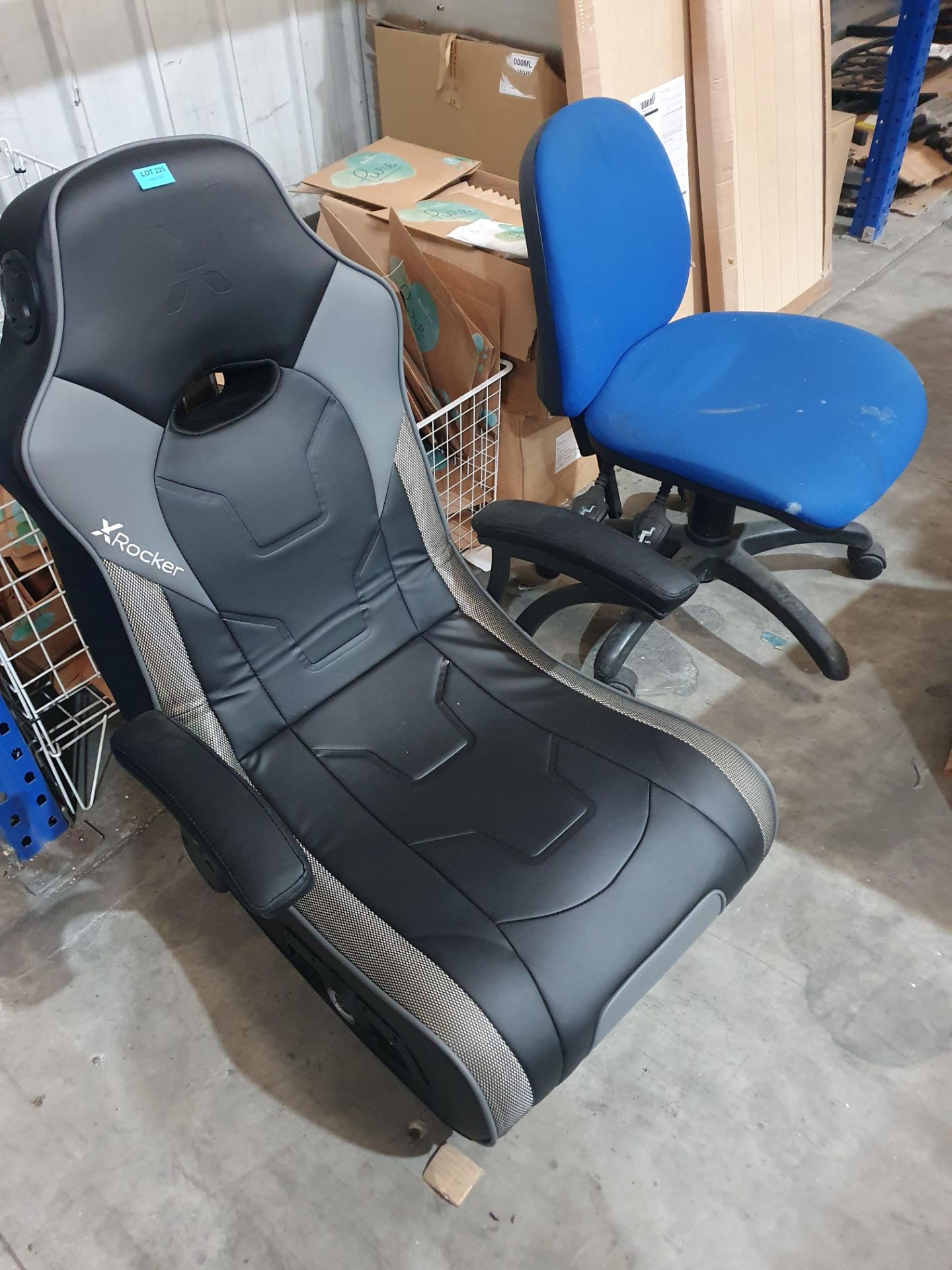 (R30 X-Rocker Gaming Chair & 1 x Office Chair.