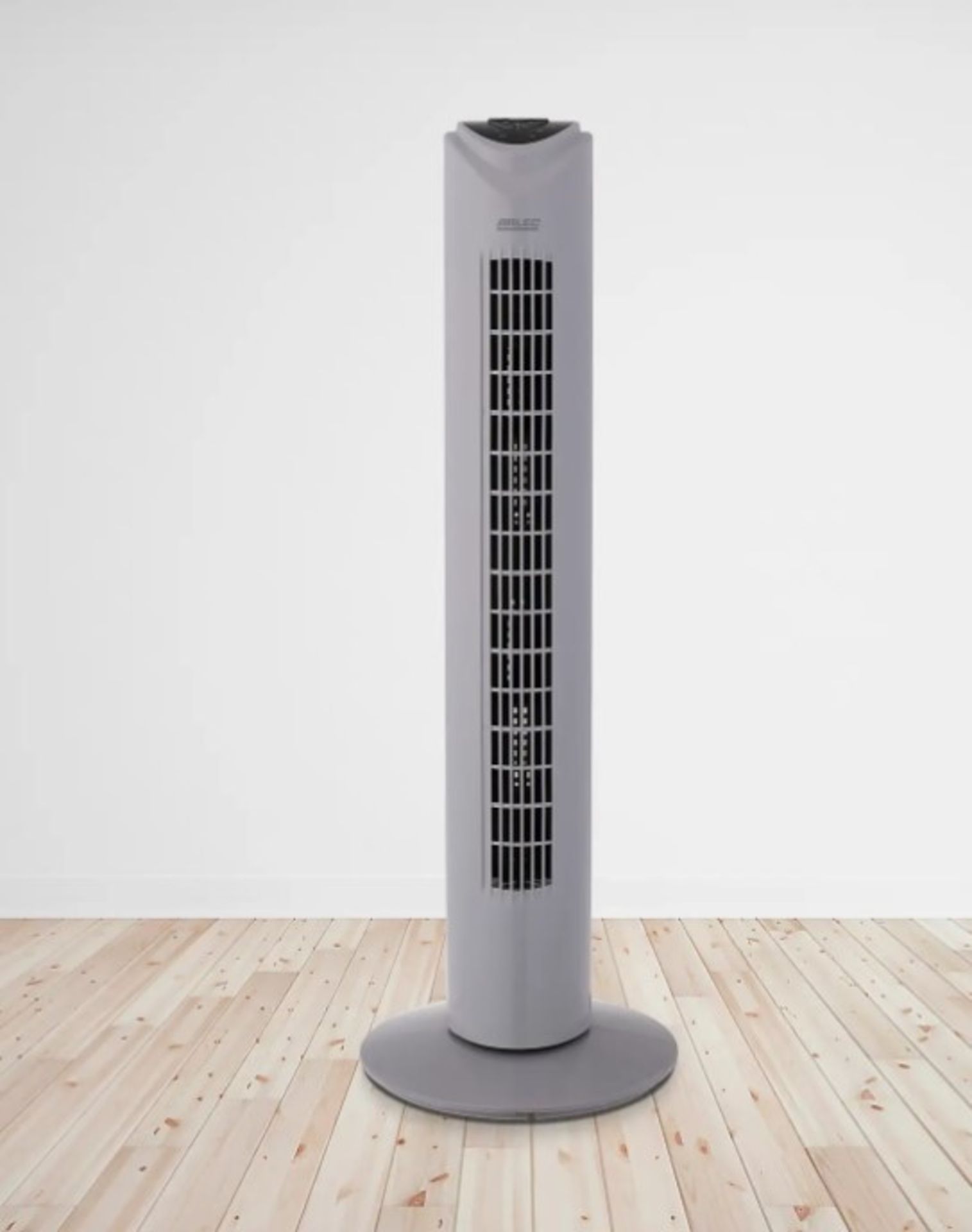 (2D) Lot RRP £110. 3x Arlec 31” Tower Fan. (2x Grey RRP £40 Each, 1x White RRP £30).