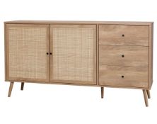 (P) RRP £280. Kubu Rattan Large Sideboard. (H79x W150x D39.5cm).