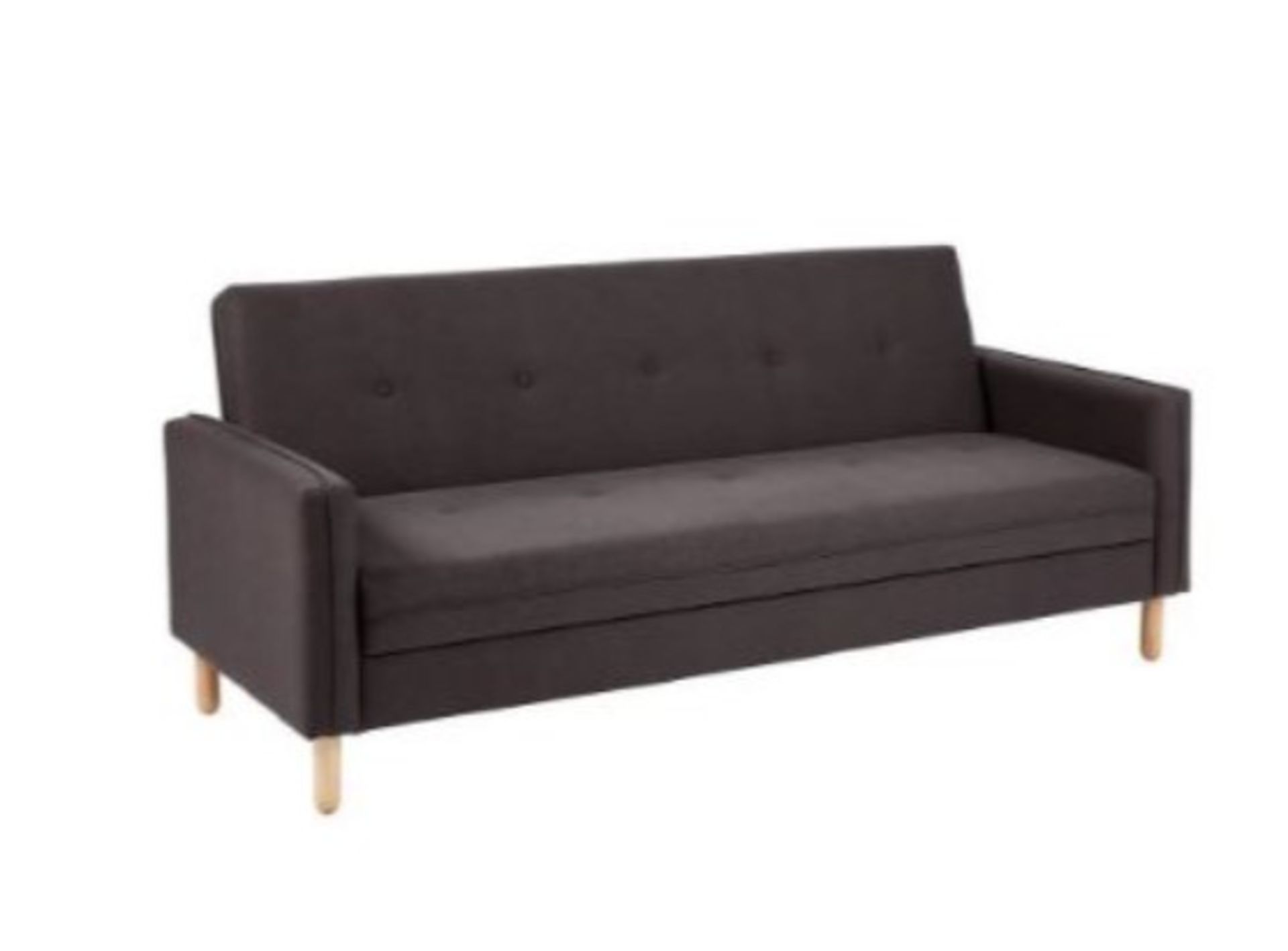 (P) RRP £250. Sidney Sofa Bed With Storage Charcoal. (Lot Comes With 1x Cushion). Please Note There - Image 2 of 8