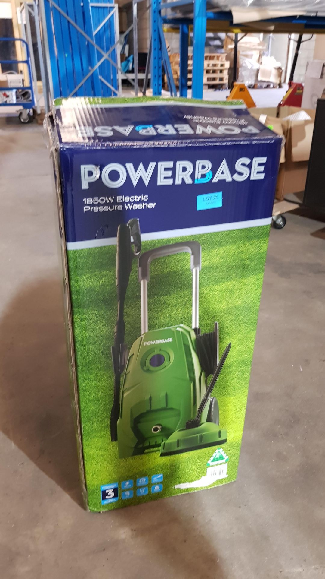 (2A) RRP £120. Powerbase 1850W Electric Pressure Washer. - Image 6 of 6