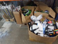 (R11) Contents To Under Racking. Very Large Qty Of Mixed Gadgets, RC Toys & Posters Across 6 Contai