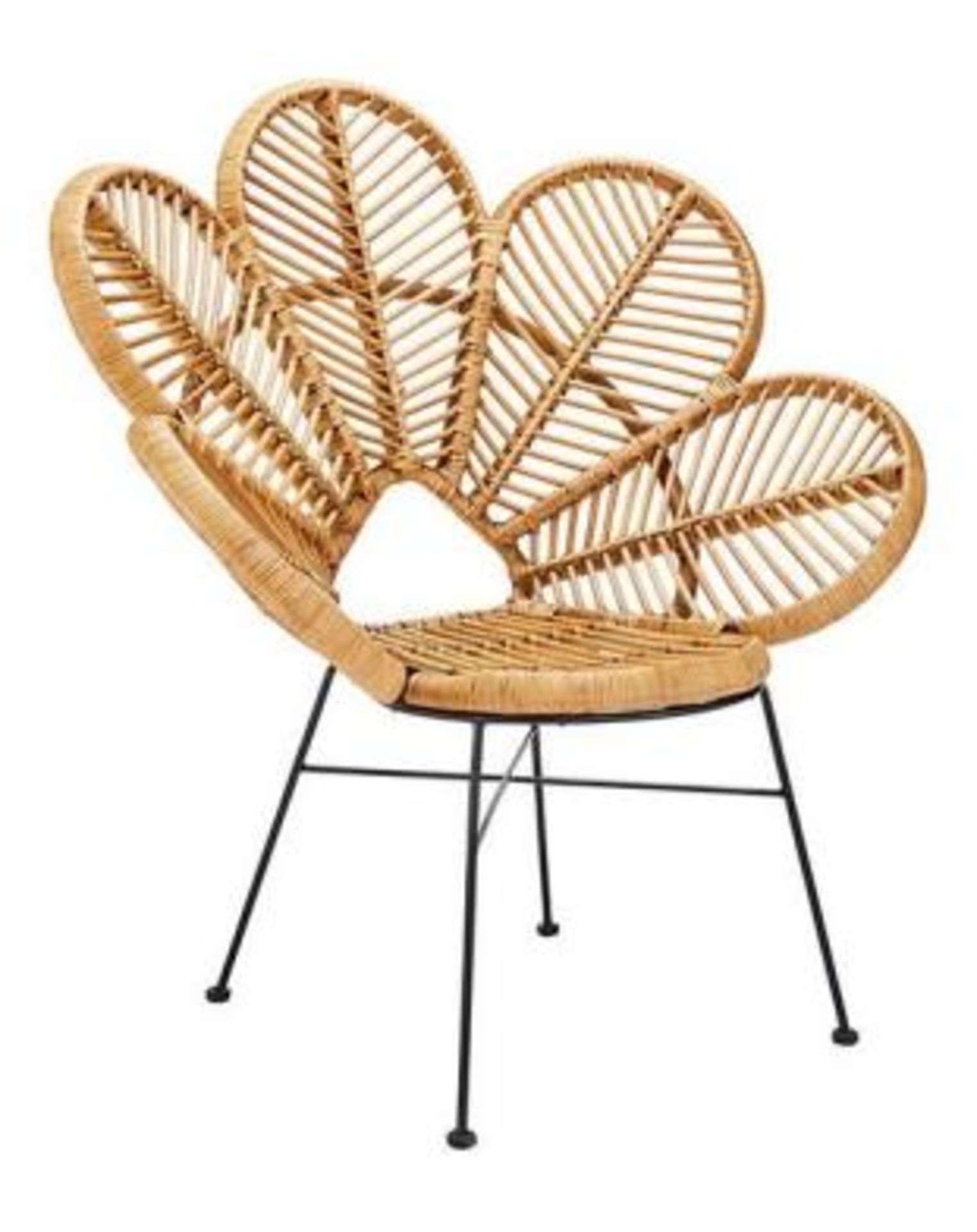 (6H) RRP £249.00. Flores Chair Natural. H118 x W97 x D72cm. (No Fixings). - Image 3 of 6