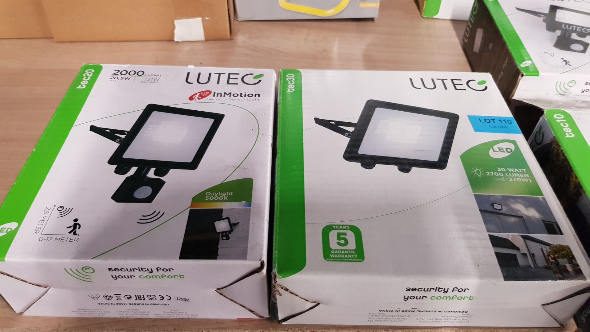 (6G) 13x Mixed Lighting Items. 4x Lutec Tec10 LED Motion Sensor. 2x Lutec Corniche. 1x Lutec Bubble - Image 4 of 8