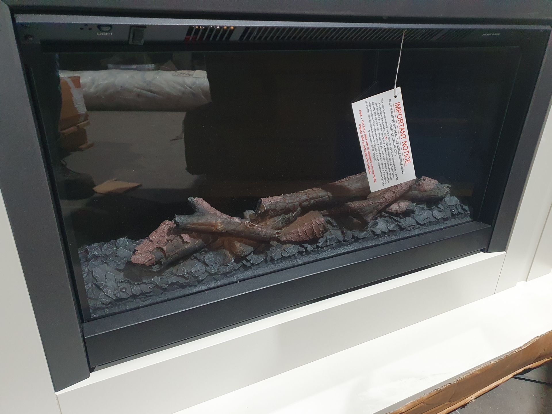 (R3) RRP £1,100. Bamorden 48 inch Wellbank Electric Fire Suite In Timber Matt Cashmere With Anthrec - Image 4 of 8