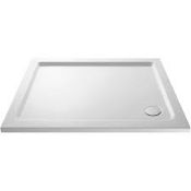 (R3) 1 x 900 x 70mm Stone Shower Tray. Appears New With Protective Film