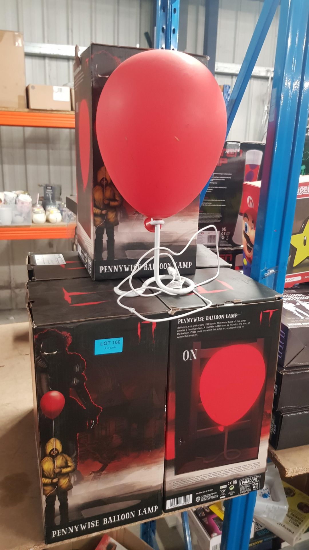 (10E) Lot RRP £270. 6x Paladone Pennywise Balloon Lamp (1x No Box). (All Units Have Return To Manu - Image 3 of 5