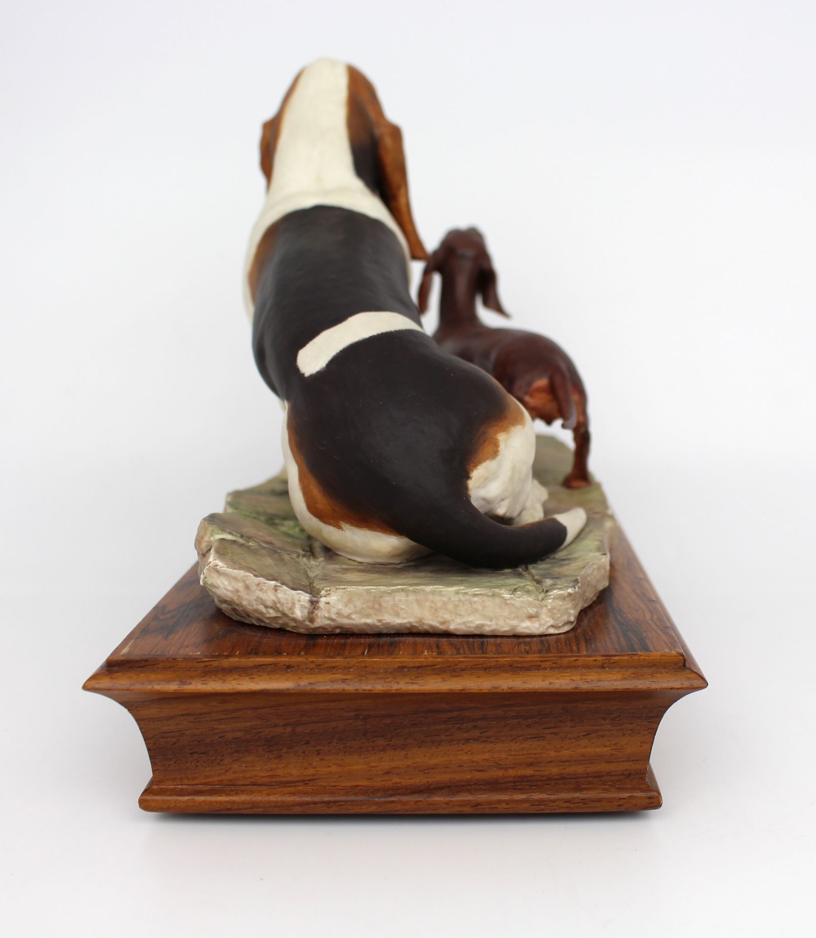 Albany Basset & Dachshund Sculpture - Image 3 of 6