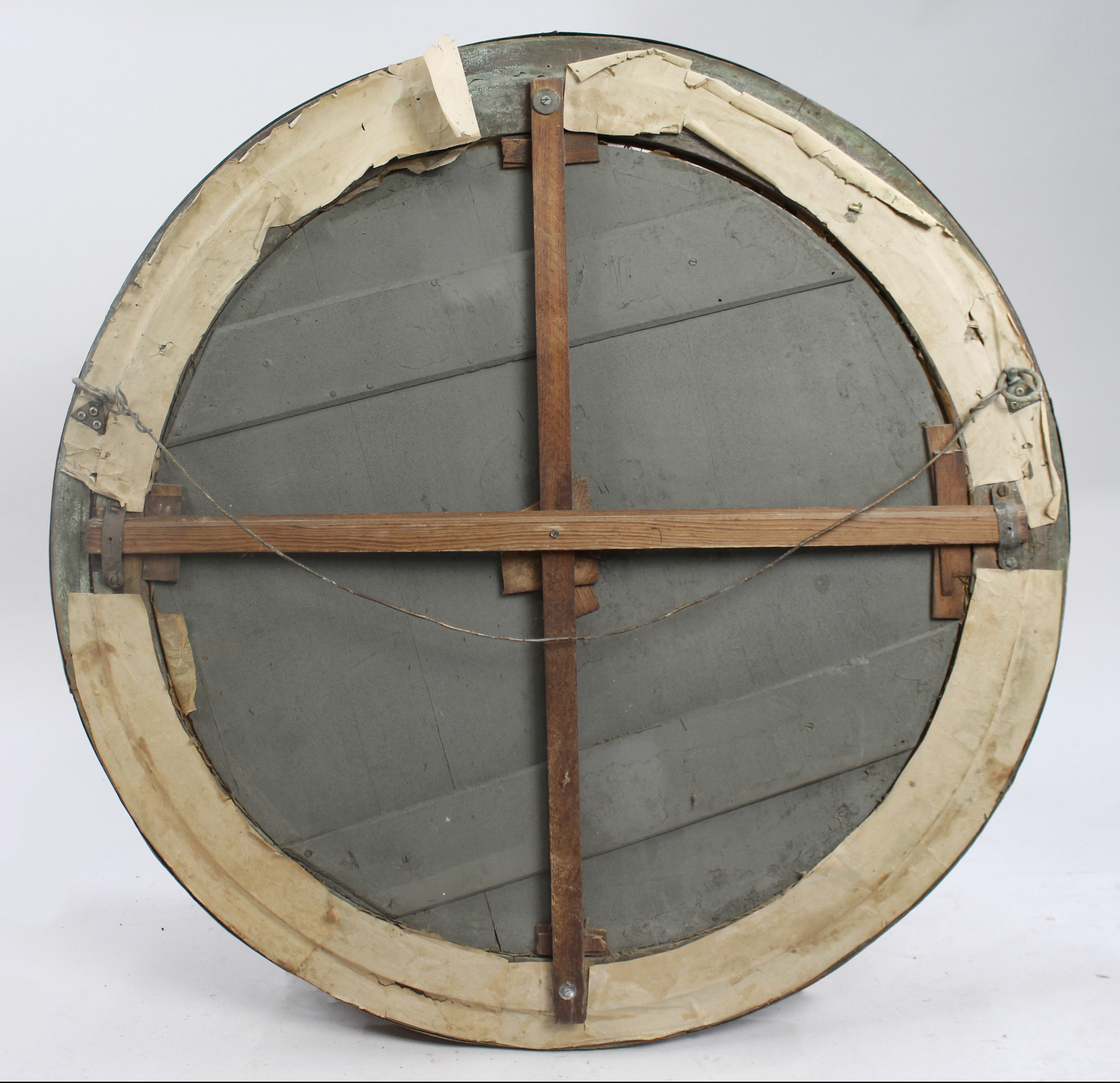 French 19th c. Gilt 3ft Circular Mirror - Image 3 of 3