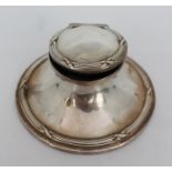 Solid Silver Inkwell