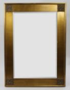 Gilt Bevelled Glass Wall Mirror